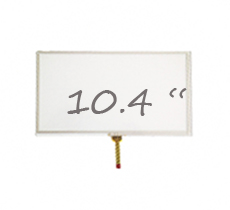 TS104A4B05 10.4 inch 4 wire resistive touch panel